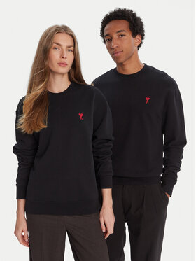 AMI PARIS AMI PARIS Суитшърт BFUSW035.730 Черен Regular Fit