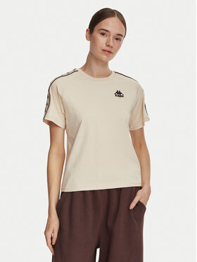Kappa Kappa T-krekls 371U6WW Bēšs Regular Fit