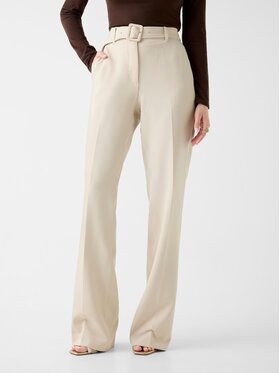 Guess Guess Spodnie materiałowe 181455 Beżowy Slim Fit