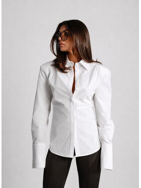 Love Saints Love Saints Koszula L26WF-AL-K02 Biały Slim Fit