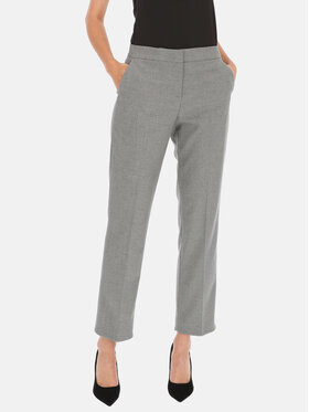 Potis & Verso Potis & Verso Spodnie damskie Naira Szary Regular Fit