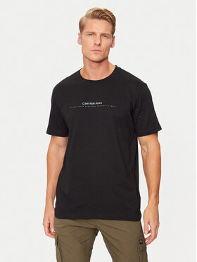 Calvin Klein Jeans Calvin Klein Jeans T-Shirt Minimal Logo J30J327075 Schwarz Regular Fit