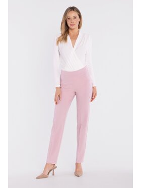 Stylove Stylove Pantaloni di tessuto S433 Rosa Cigarette Fit