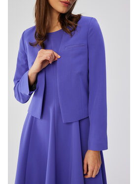 Stylove Stylove Marynarka S368 Fioletowy Comfortable Fit