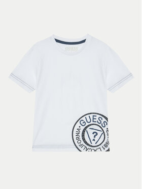 Guess Guess Тишърт N5RI15 K8HM4 Бял Regular Fit