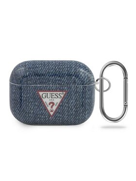 Guess Guess Etui na słuchawki AirPods Pro Niebieski