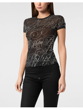 PHILIPP PLEIN PHILIPP PLEIN T-Shirt 24291 Černá Skin Tight Fit
