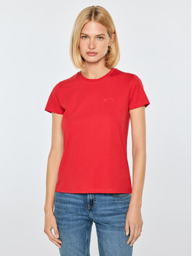 BIG STAR BIG STAR T-Shirt LIDIASA Czerwony Basic Fit