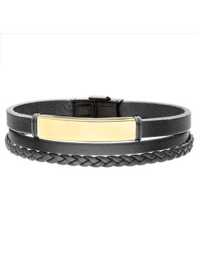 Manoki manoki Bransoletka BA1031B Czarny