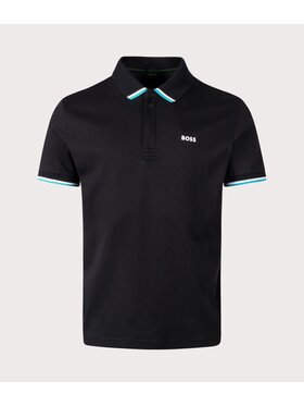 BOSS BOSS Polo 50538185-001 Czarny Regular Fit