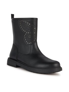 Geox Geox Schnürschuhe Jr Eclair J369QJ 000BC C9999 D Schwarz