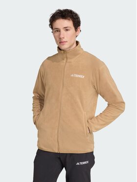 adidas adidas Bluza Multi Essentials Full-Zip Fleece Brązowy Regular Fit