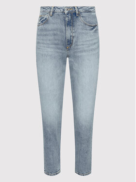 Guess Guess Jeans hlače W2YA21 D4NH6 Modra Mom Fit