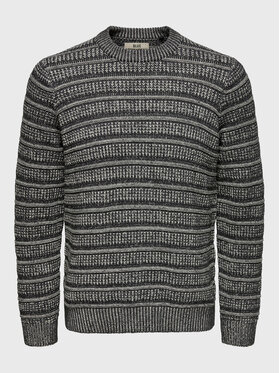 Only & Sons Only & Sons Пуловер Ean Life 22023469 Сив Regular Fit