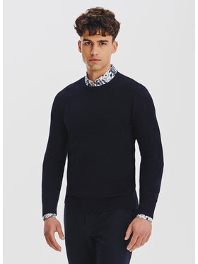 Pako Lorente Pako Lorente Sweter P25WF-2X-001 Granatowy Classic Fit