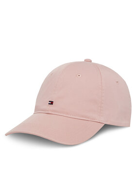 Tommy Hilfiger Tommy Hilfiger Șapcă Essential Flag Soft Cap AW0AW17131 Roz