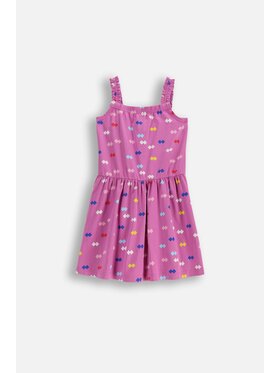 Coccodrillo Coccodrillo Sukienka codzienna WC6129301QGK-016 Fioletowy Regular Fit