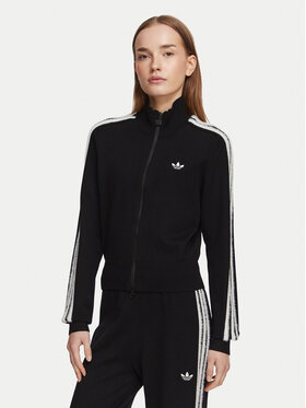 adidas adidas Strickjacke Firebird KS7366 Schwarz Slim Fit