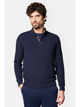 Lancerto Lancerto Sweter Jonathan SW073223000084 Granatowy Regular Fit