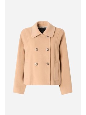 PINKO PINKO Kurtka zimowa Craspedia Beżowy Boxy Fit