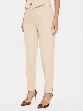 Guess Guess Kalhoty z materiálu W4YB52 WFWX2 Béžová Regular Fit