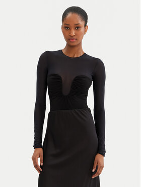 PINKO PINKO Body Beccaccia 104998 A2GS Czarny Slim Fit