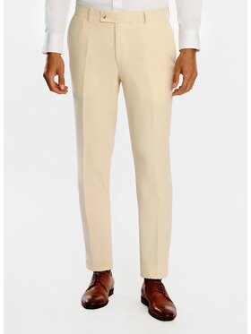 Pako Lorente Pako Lorente Spodnie garniturowe P26SF-6G-034 Beżowy Slim Fit