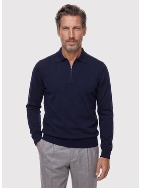 Pako Lorente Pako Lorente Sweter P26WF-2X-006 Granatowy Straight Fit