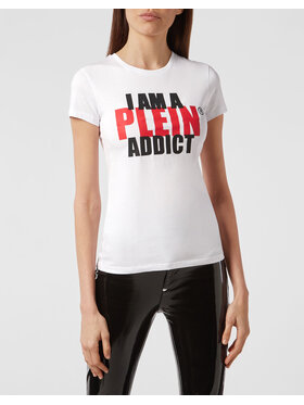 PHILIPP PLEIN PHILIPP PLEIN T-Shirt 22001 Biały Regular Fit