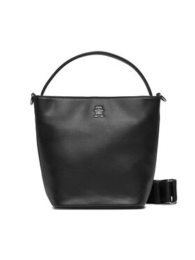 Tommy Hilfiger Tommy Hilfiger Τσάντα Th Essential Sc Bucket AW0AW15706 Μαύρο