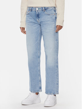 Tommy Jeans Tommy Jeans Traperice Sophie DW0DW17273 Plava Straight Fit