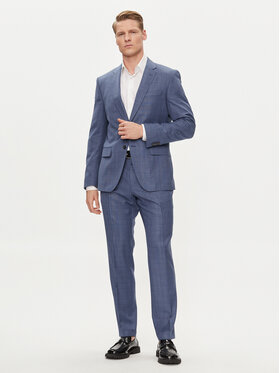 BOSS Boss Uzvalks H-Huge-2Pcs-224 50509502 Zils Slim Fit