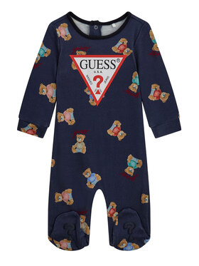 Guess Guess Бебешки гащеризон със стъпала H6YG07 K4131 Черен