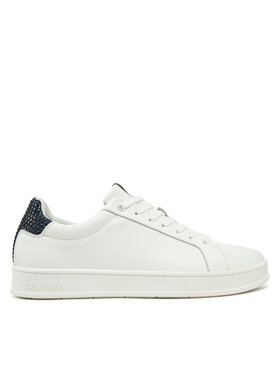 Calvin Klein Calvin Klein Sneakersy Low Top Lace Up Woven HM0HM01767 Biały