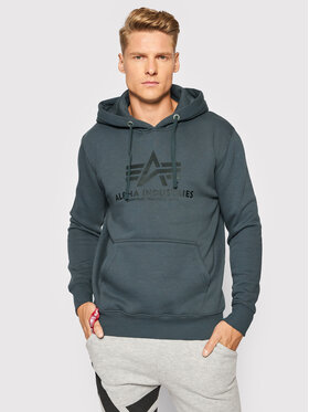 Alpha Industries Alpha Industries Mikina Basic 178312 Sivá Regular Fit