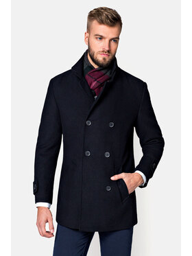Lancerto Lancerto Płaszcz przejściowy Embrace Granatowy Regular Fit