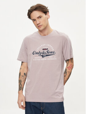 Only & Sons Only & Sons T-shirt Lenny 22028593 Ljubičasta Regular Fit