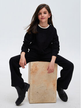 Mayoral Mayoral Bluză 7.402 Negru Regular Fit