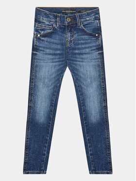 Guess Guess Jeans hlače K3YA08 D4CA0 Modra Skinny Fit