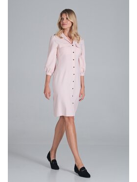 FIGL FIGL Sukienka M849 Różowy Regular Fit