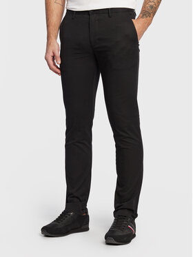 Tommy Hilfiger Tommy Hilfiger Čino bikses Bleecker MW0MW26619 Melns Slim Fit