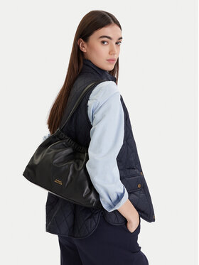 Tommy Hilfiger Tommy Hilfiger Táska Soft Leather Shoulder Bag AW0AW18307 Fekete