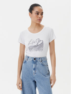 Liu Jo Beachwear Liu Jo Beachwear T-Shirt VA5157 JS360 Weiß Regular Fit