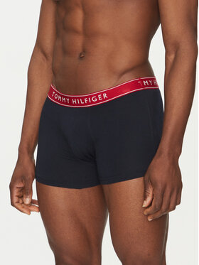 Tommy Hilfiger Tommy Hilfiger Komplet 3 par bokserek UM0UM03457 Granatowy
