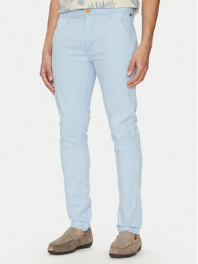 Blend Blend Pantaloni di tessuto Natan 20703472 Celeste Regular Fit