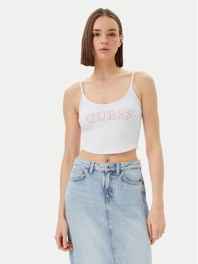 Guess Guess Top V5GP16 K8RT2 Biela Regular Fit