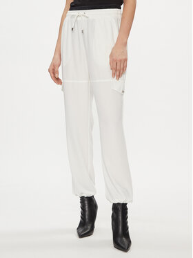 Liu Jo Liu Jo Pantaloni di tessuto TA4059 T3784 Écru Relaxed Fit