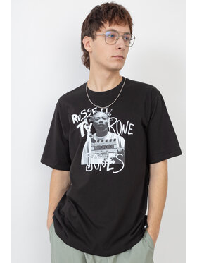 Kamuflage Kamuflage T-Shirt Shimmy Shimmy Czarny Relaxed Fit