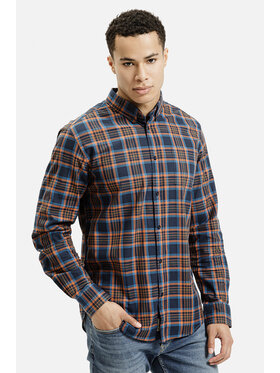 Cross Jeans Cross Jeans Koszula 35626-001 Granatowy Regular Fit
