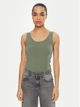 Vero Moda Vero Moda Top Lulu 10326294 Zielony Regular Fit